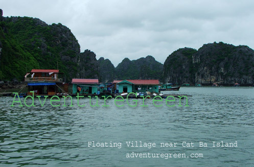 Fishing Village near Cat Ba Island