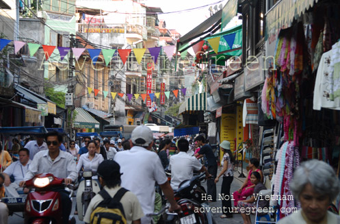 Old Quarter of Hanoi Vietnam