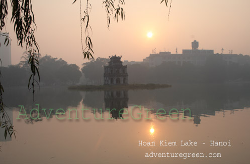 The Turtle Tower, Hoan Kiem Lake, Hanoi