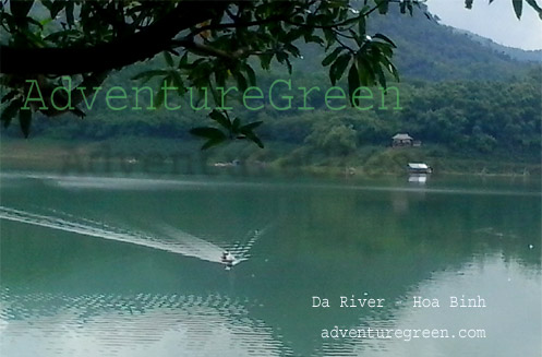 Da River in Hoa Binh, Vietnam