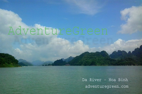 Da River in Hoa Binh, Vietnam