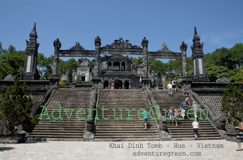 Khai Dinh Tomb in Hue Vietnam