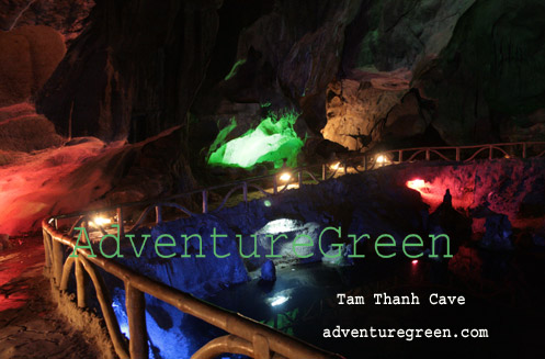 Inside the cave of Tam Thanh Cave in Lang Son Vietnam