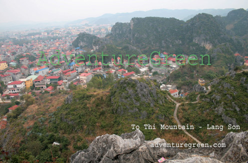 Lang Son City, view from To Thi Mountain