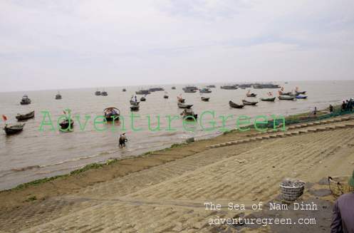 The sea at Nam Dinh The sea at Nam Dinh