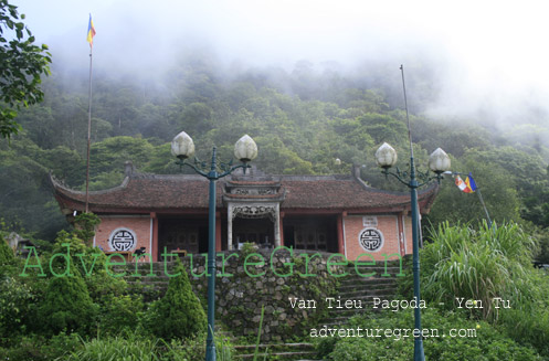 The Van Tieu Pagoda at Yen Tu