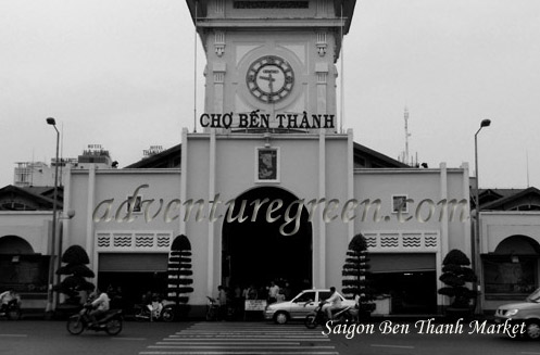 Ben Thanh Market in Ho Chi Minh City Vietnam