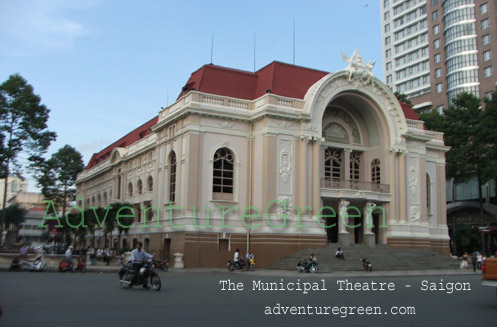 The Municipal Theater in Saigon, Vietnam