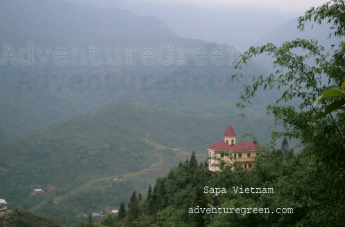 The foot of the Hoang Lien Mountain, Sapa