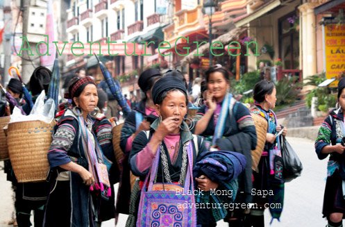 Black Hmong Lady in Sapa