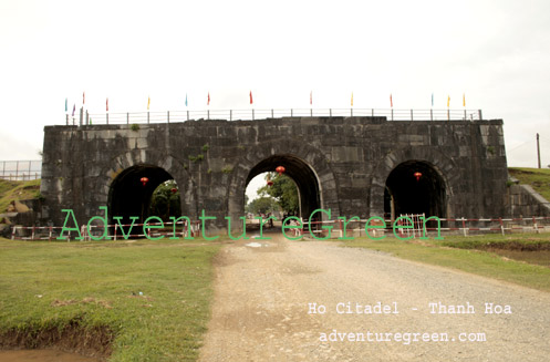 The main gate to Ho Citadel, Thanh Hoa, Vietnam