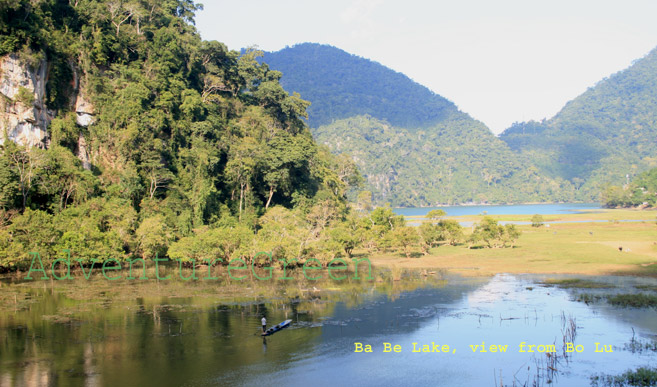 Ba Be Lake, view from Bo Lu Village