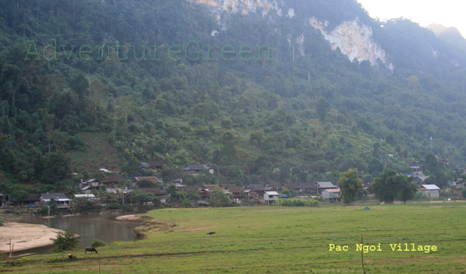 The Pac Ngoi Village in the Ba Be National Park