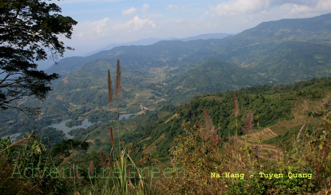 Sublime view of Na Hang from above