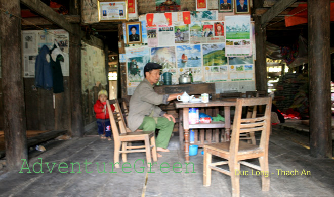 The house of a Tay family at Duc Long