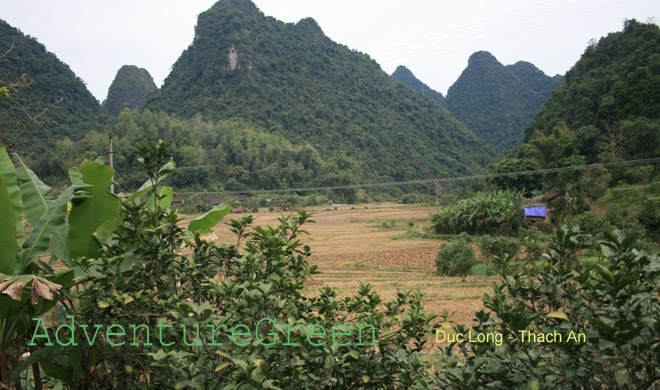 View of the valley from the Tay house