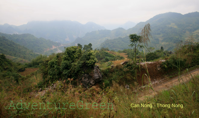 Mountains at Can Nong, Thong Nong, Cao Bang
