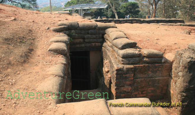 The central bunker at A1 or Eliane 2 Knoll