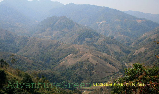 Mountains at Ma Thi Ho Pass