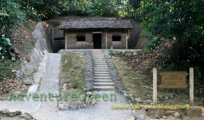 General Giap's hut at Muong Phan HeadQuarters