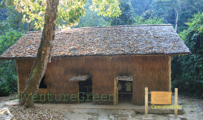 The Operation Hut at Muong Phang Headquarters