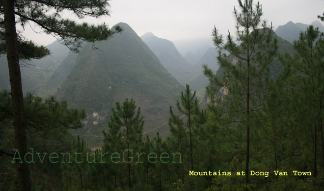 Mountains at Dong Van Town