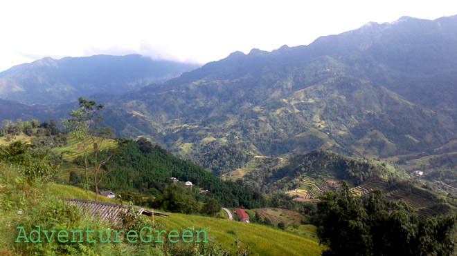 Wondeful mountainscape at Ho Thau, Hoang Su Phi