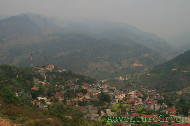 A breathtaking view of Xin Man from a high point