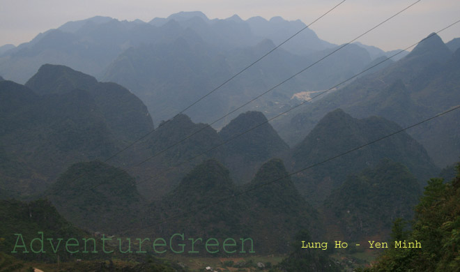 The fable-world-like mountains at the Lung Ho Valley in Yen Minh, Ha Giang