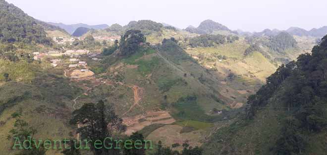 Mountains at Hang Kia and Pa Co, Hoa Binh Vietnam