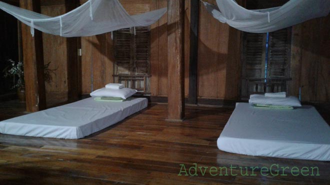 Inside a homestay at the Lac Village in Mai Chau