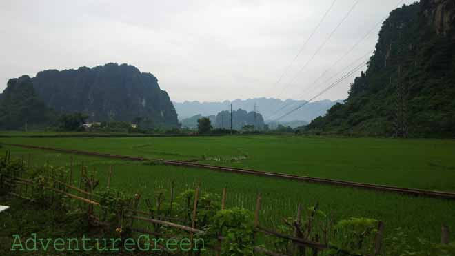 Rice fields at Tan Lac, Hoa Binh