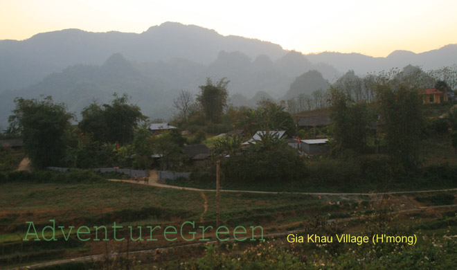 Gia Khau Hmong Village at Lai Chau