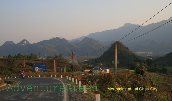 Mountains at Lai Chau City