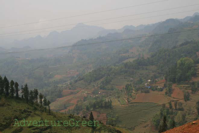 Sunny weather in Bac Ha (Lao Cai, Vietnam) in March