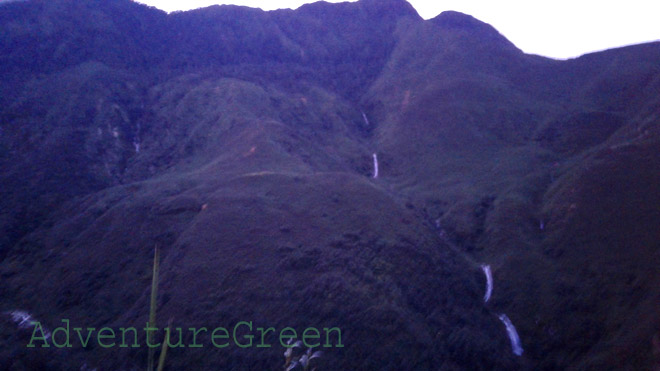 A waterfall on the "Getting Lost Mountain"