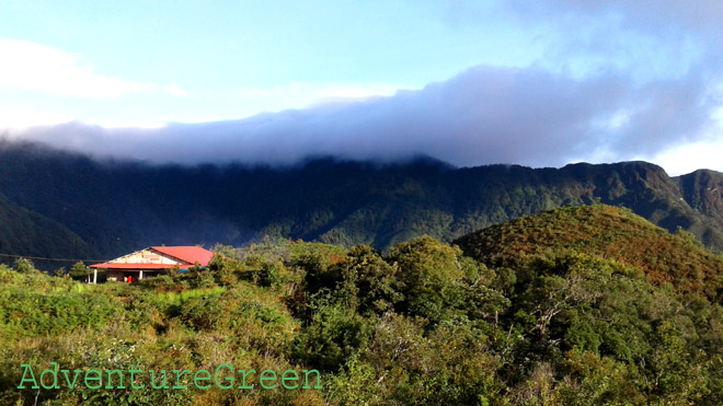 Bach Moc Luong Tu Peak is somewhere behind the clouds