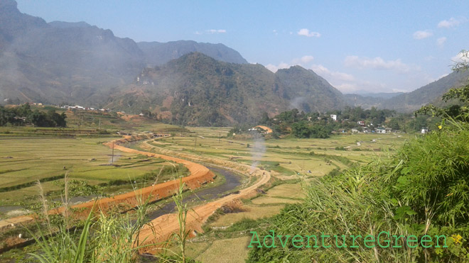 Scenic mountainscape at Bat Xat, Muong Vi, Lao Cai, Vietnam