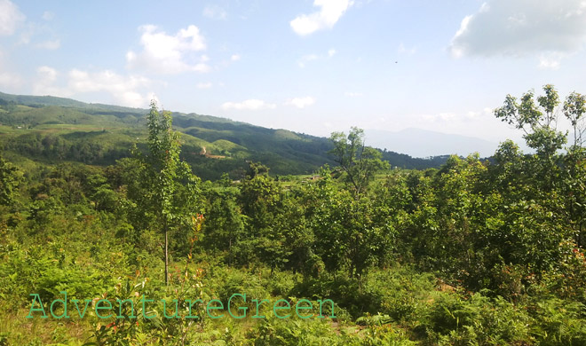 Mountains around Phin Ho Village