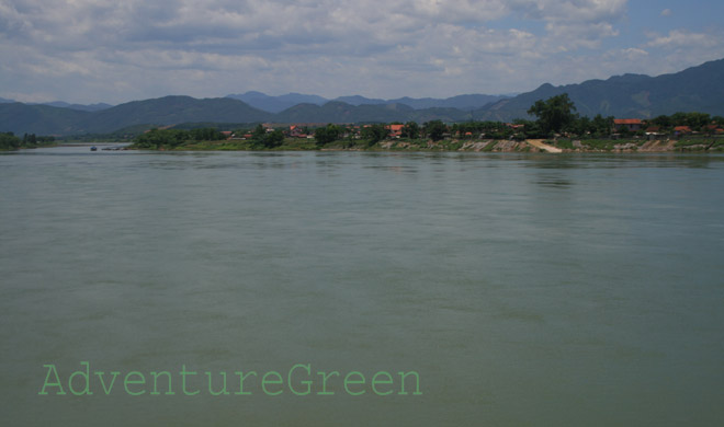 The Da River at Tu Vu, site of the battlefield of the Hoa Binh Battle