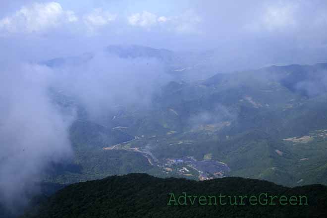 The Yen Tu Mountain (Quang Ninh, Northeast Vietnam) in July