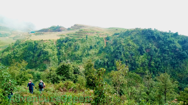 A trekking route at Sapa, Lao Cai, Vietnam