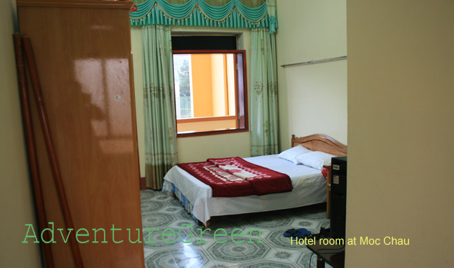 Hotel room at Moc Chau, Son La