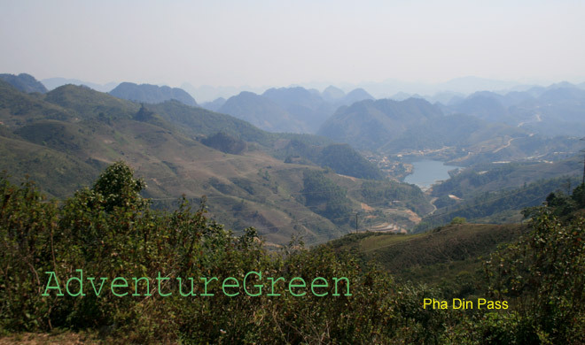 Mountains at Pha Din Pass