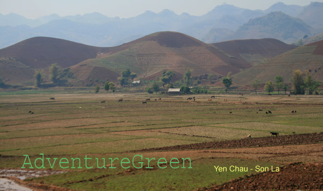 A valley at Yen Chau, Son La