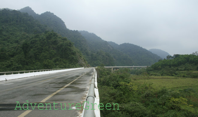 Ho Chi Minh Road near the Cuc Phuong National Park