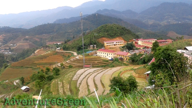 Bucolic landscape at La Pan Tan, Mu Cang Chai