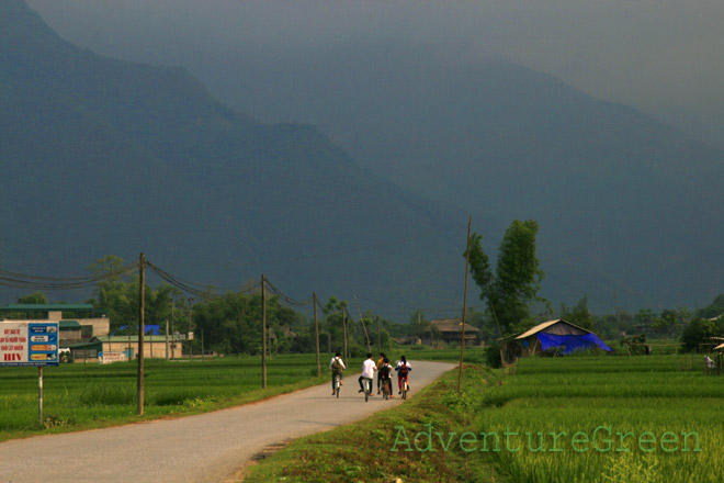 Scenic road from Nghia Lo to Tram Tau