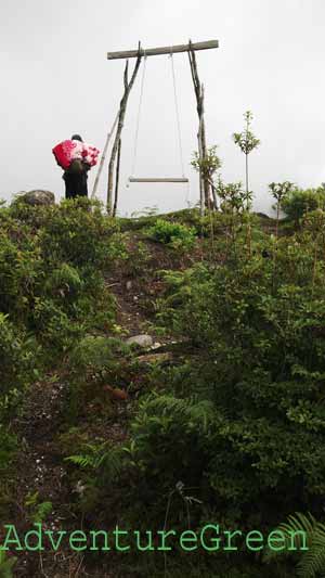 A swing on a high altitude with real thrill