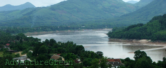 A bird's eye view of Luang Prabang